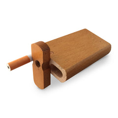 4" Swivel Cap Wooden Dugout - Plain - Green Goddess Supply