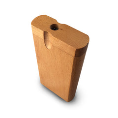 4" Swivel Cap Wooden Dugout - Plain - Green Goddess Supply