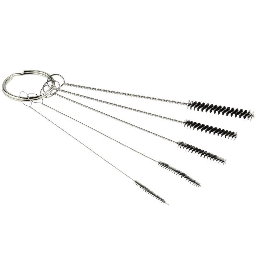 5-Piece Nylon Pipe Cleaner Brush Set - Green Goddess Supply