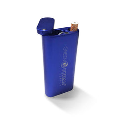 4" Aluminum Dugout with Magnetic Top - Blue - Green Goddess Supply
