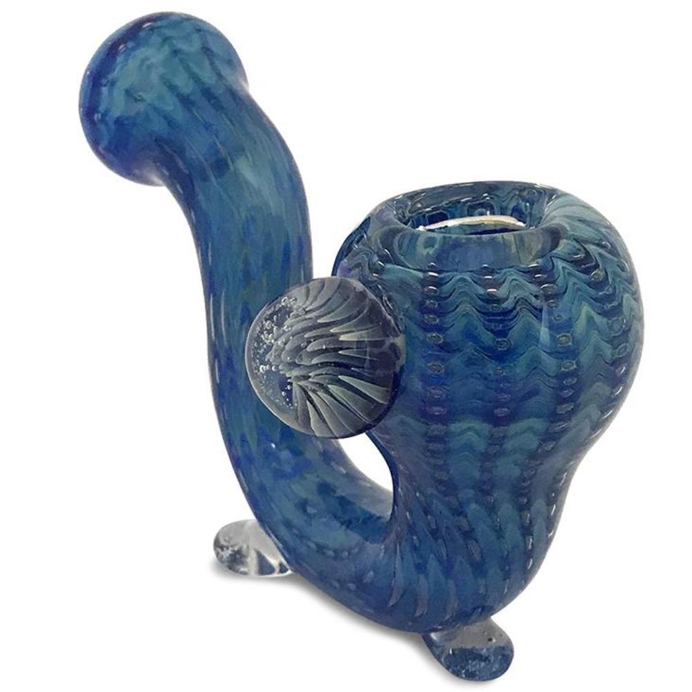 Blue Glass Sherlock - Green Goddess Supply