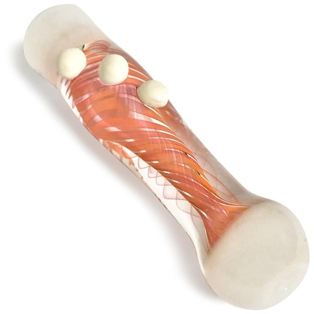 Pink and White Chillum - Green Goddess Supply