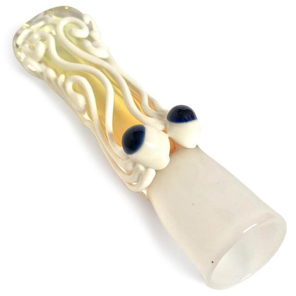 White Squid Chillum - Green Goddess Supply