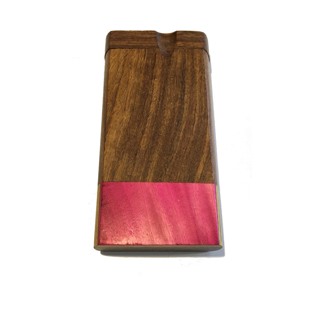 4" Swivel Cap Wooden Dugout - Multi-Color - Green Goddess Supply