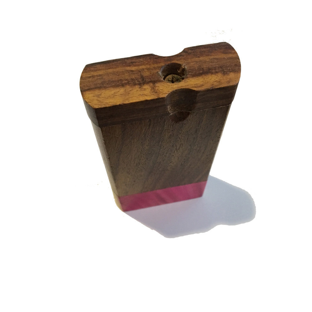 4" Swivel Cap Wooden Dugout - Multi-Color - Green Goddess Supply