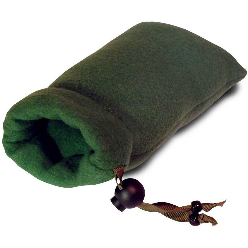 7" Padded Fleece Pipe Pouch - Green - Green Goddess Supply