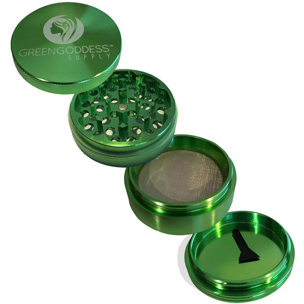 Aluminum Pollen Press with Handle – Green Goddess Supply Wholesale