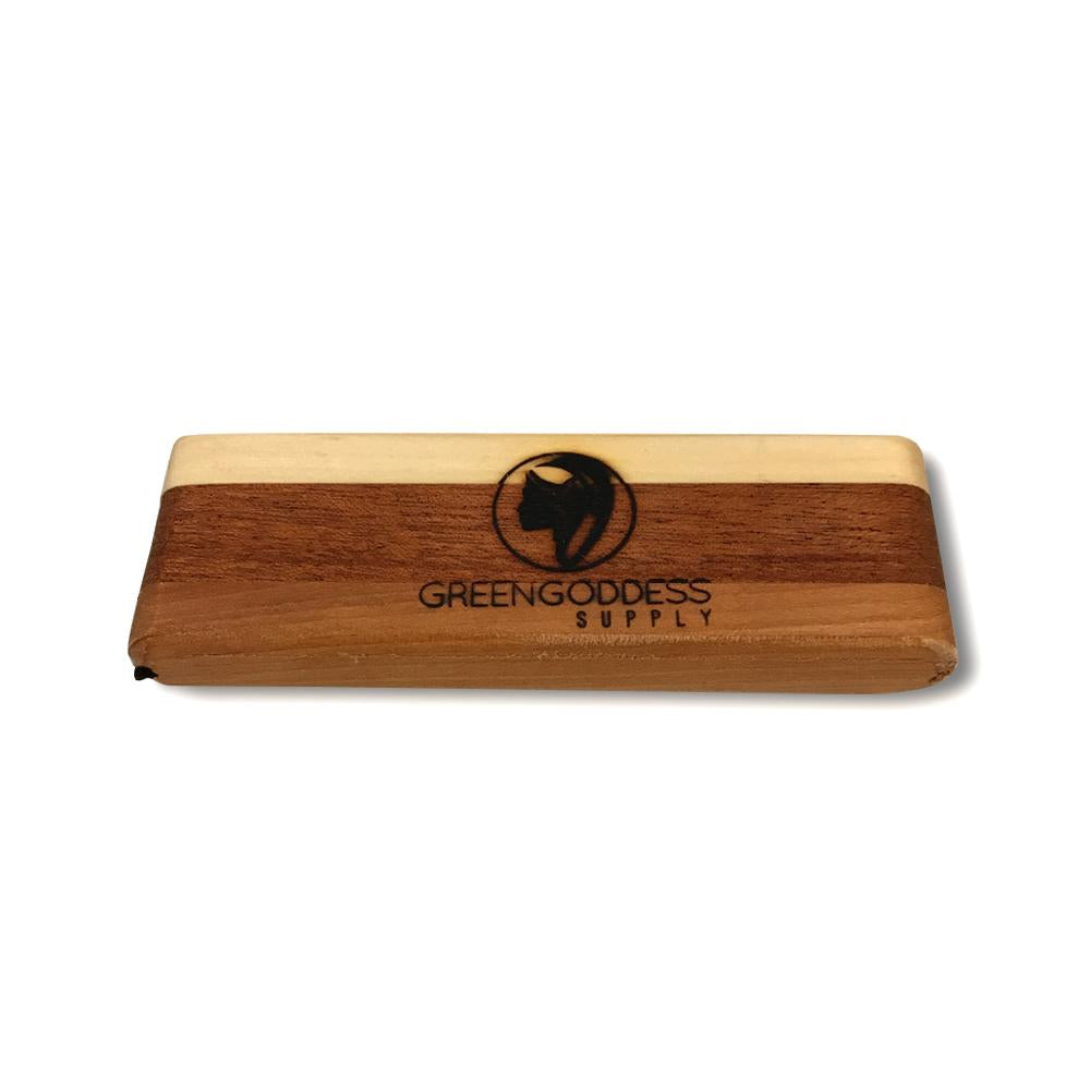 PotPocket - Handmade Wooden Holder for Cigarettes, Joints, Blunts and Cones - Green Goddess Supply
