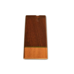 4" Swivel Cap Wooden Dugout - Green Stripe - Green Goddess Supply